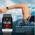 T1 1.14 inch Color Screen Smart Watch IP67 Waterproof,Support Call Reminder /Heart Rate Monitoring/Sedentary Reminder/Sleep Monitoring/ECG Monitoring(Red)