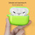 For Airpods1/2 Simple Fluorescent Solid Color Apple Earphone Cover (Green)