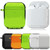 For Airpods1/2 Simple Fluorescent Solid Color Apple Earphone Cover (White)