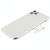 Back Housing Cover with SIM Card Tray & Side keys & Camera Lens for iPhone 11 Pro Max(Silver)