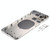 Back Housing Cover with SIM Card Tray & Side keys & Camera Lens for iPhone 11 Pro Max(Silver)