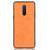 For OnePlus 8 Shockproof Sewing Cow Pattern Skin PC + PU + TPU Case(Orange)