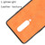 For OnePlus 8 Shockproof Sewing Cow Pattern Skin PC + PU + TPU Case(Orange)