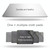 Aluminum Alloy Double-sided Non-slip Mat Desk Mouse Pad, Size : M(Silver) Aluminum Alloy Double-sided Non-slip Mat Desk Mouse Pad, Size : M(Silver)