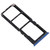 For OPPO A11x/A11/A9(2020)/A5(2020) SIM Card Tray + SIM Card Tray + Micro SD Card Tray (Blue)
