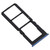 For OPPO A11x/A11/A9(2020)/A5(2020) SIM Card Tray + SIM Card Tray + Micro SD Card Tray (Blue)