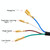 Motorcycle 5.75 inch Harley Headlight Retro Lamp LED Light Modification Accessories (White)