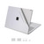 4 in 1 Notebook Shell Protective Film Sticker Set for Microsoft Surface Book 13.5 inch(Silver)