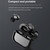 Air-3 Bluetooth 5.0 Business Style Wireless Bluetooth Earphone with Charging Case(Black)