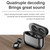 Air-3 Bluetooth 5.0 Business Style Wireless Bluetooth Earphone with Charging Case(Black)