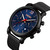 Skmei 9203 Night Light Men Watch Fashion Leisure Multi-Function Timing Steel Mesh Belt Quartz Watch(Blue)