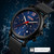 Skmei 9203 Night Light Men Watch Fashion Leisure Multi-Function Timing Steel Mesh Belt Quartz Watch(Blue)