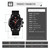 Skmei 9203 Night Light Men Watch Fashion Leisure Multi-Function Timing Steel Mesh Belt Quartz Watch(Blue)