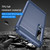 For Xiaomi Mi 10 / 10 Pro Brushed Texture Carbon Fiber TPU Case(Navy Blue)