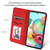 For Galaxy A71 Retro Skin Feel Business Magnetic Horizontal Flip Leather Case(Red)