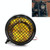 Motorcycle Black Shell Harley Headlight Retro Lamp LED Light Modification Accessories (Yellow)