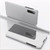 For Xiaomi Mi 10 / 10 Pro Plated Mirror Horizontal Flip Leather Case with Holder(Silver)