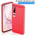For Xiaomi Mi 10 / 10 Pro Brushed Texture Carbon Fiber TPU Case(Red)