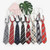 Lattice Stripe Pattern Cotton Short Rubber Band Bow Tie Clothing Accessories(A1715 Black)