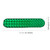 2 PCS High-brightness Laser Reflective Strip Warning Tape Decal Car Reflective Stickers Safety Mark(Green) 2 PCS High-brightness Laser Reflective Strip Warning Tape Decal Car Reflective Stickers Safety Mark(Green)