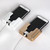 Wall  Mobile Phone Holder Stand Socket Charger Storage Box(White)