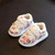 Winter Print Flower PU Leather Infant Warm Snow Boots, Size:17, Color:White