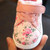 Winter Print Flower PU Leather Infant Warm Snow Boots, Size:17, Color:White