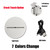Three Dolphins Shape 3D Colorful LED Vision Light Table Lamp, Crack Touch Version