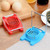 2 PCS Multifunctional Stainless Steel Egg Preserved Egg Slicer Fancy Splitter Kitchen Supplies Egg Cutting Tools(Blue)