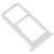 SIM Card Tray + SIM Card Tray / Micro SD Card Tray for Nokia 7.1 / TA-1100 TA-1096 TA-1095 TA-1085 TA-1097 (Silver)
