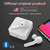 T88 Mini Touch Control Hifi Wireless Bluetooth Earphones TWS Wireless Earbuds with Charger Box(Black)