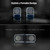 BT628 10W Portable TWS Transparent Bluetooth Speakers With Magnetic Connectable Base Outdoor Stereo Bass Subwoofer(Black)