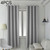 4 PCS High-precision Curtain Shade Cloth Insulation Solid Curtain, Size:5284132213(Light Grey)
