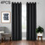 4 PCS High-precision Curtain Shade Cloth Insulation Solid Curtain, Size:4284 Inch107213CM(Black)