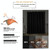 4 PCS High-precision Curtain Shade Cloth Insulation Solid Curtain, Size:4284 Inch107213CM(Black)