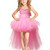 Pink Girls Lace Sling Dress Mesh Tutu Party Dress, KId Size:2 age (80-90cm) Pink Girls Lace Sling Dress Mesh Tutu Party Dress, KId Size:2 age (80-90cm)