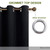 4 PCS High-precision Curtain Shade Cloth Insulation Solid Curtain, Size: 4263 Inch107160CM(Khaki)