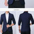 Men Casual Suit Self-cultivation Business Blazer, Size: XL(Navy)