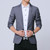 Men Casual Suit Self-cultivation Business Blazer, Size: XL(Gray)