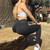 Hip Sports Yoga Pants Solid Color Leggings Women Pants, Size: XXL(Khaki)