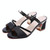 Thick With Open Toe Fish Mouth Sandals, Shoe Size:37(Black)