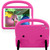 For iPad 10.2 Sparrow Style EVA Material Children Shockproof Casing Shell(Rose pink)