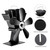 YL602 5-Blade High Temperature Metal Heat Powered Fireplace Stove Fan (Rose Red)