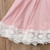 Girls Lace Princess Dress Trumpet Sleeve Three-dimensional Flower Dress, Kid size:130cm(Pink) Girls Lace Princess Dress Trumpet Sleeve Three-dimensional Flower Dress, Kid size:130cm(Pink)