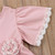Girls Lace Princess Dress Trumpet Sleeve Three-dimensional Flower Dress, Kid size:130cm(Pink) Girls Lace Princess Dress Trumpet Sleeve Three-dimensional Flower Dress, Kid size:130cm(Pink)