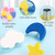 5 PCS Great Blue Star Pattern Shockproof Modern Cartoon Children Drawer Cabinet Handle