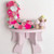 Wooden Bow Racks Children Room Cute Decoration Holder(Blue)