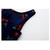 Summer Girls Cherry Pattern Sleeveless Dress, Kid Size:130cm(Navy Blue)