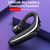 YL-6S Wireless Bluetooth Earphone Sealed In-ear Earbuds 180 Degree Freely Rotating Earpiece(Black)