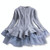Winter Girls Knit Long Sleeve Sweater Organza Dress Evening Dress, Size:110cm(Grey)